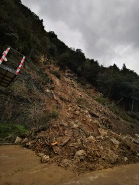 aggiornamento frana localit camino 
