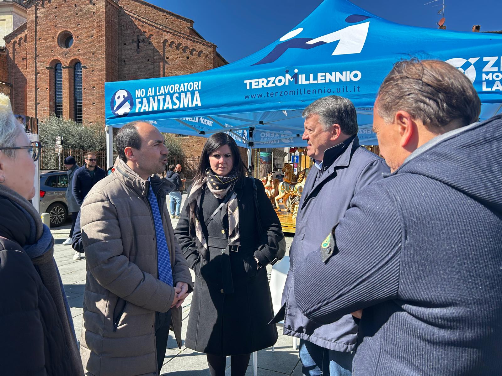 Il presidente Simone Calamai accoglie la  ....